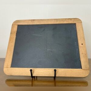 SOLD: Antique Double-Sided School Wood-Framed Writing Slate Chalkboard Child